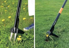 Fiskars Weed Puller Dandelion Weed Remover Weed Stecher - Black Orange