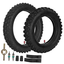 Front 2.75-12 Rear 3.00-10 Tire and Inner Tube Sets for CRF70 CRF110 DRZ110 