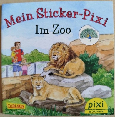 Pixi-Buch - Mein Sticker-Pixi - Im Zoo (2123) (Sticker bereits eingeklebt)