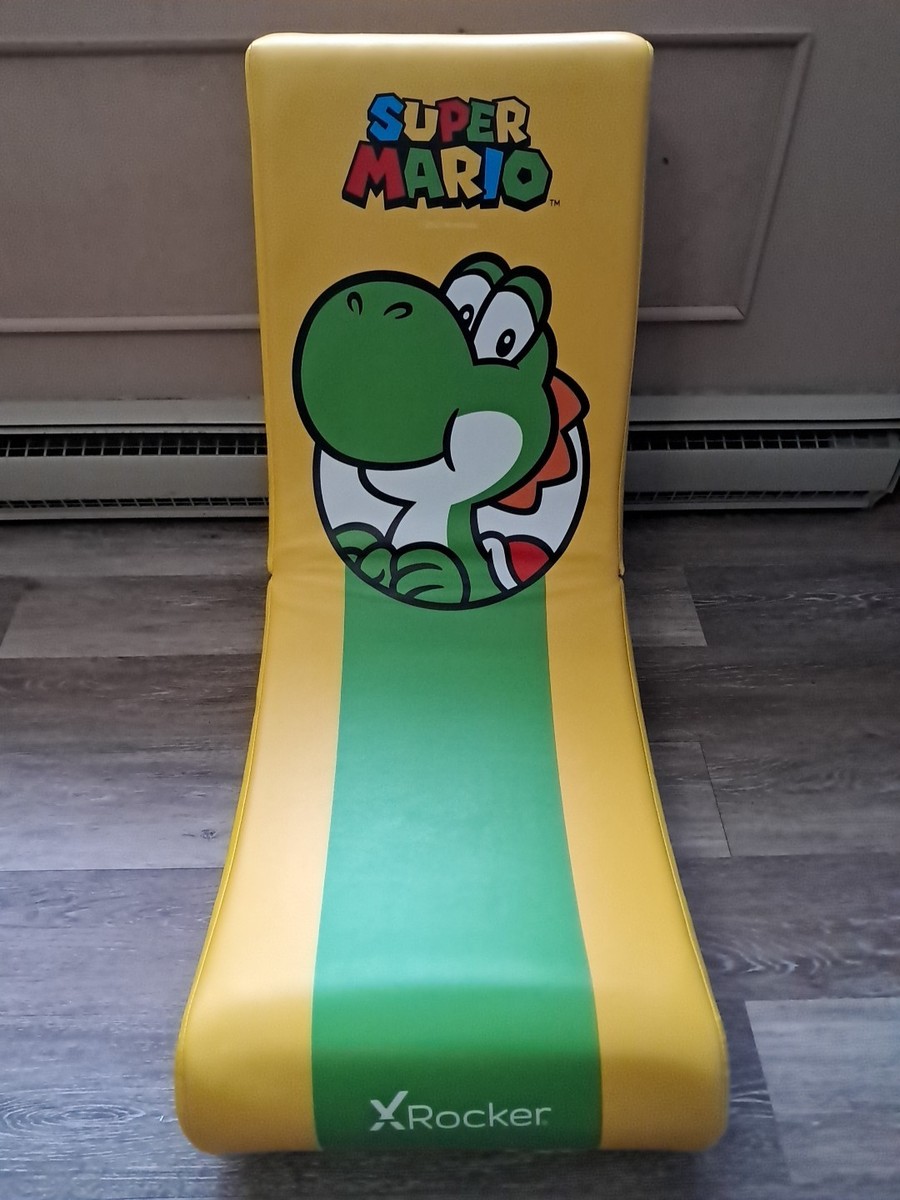 テーブル・チェア・ハンモック yoshi Super Mario Yoshi X Rocker Gaming Chair Foldable Floor Rocking