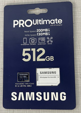 SAMSUNG PRO Ultimate microSD Memory Card  Adapter, 512GB SDXC