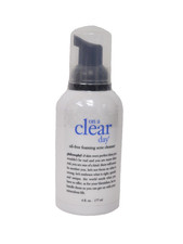 PHILOSOPHY ON A DAY CLEAR DAY 6 oz OIL FREE FOAMING ACNE CLEANSER