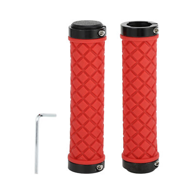 Fahrrad Lenkergriffe Schutz 128mm lang Fahrradgriffe rot 1 Set