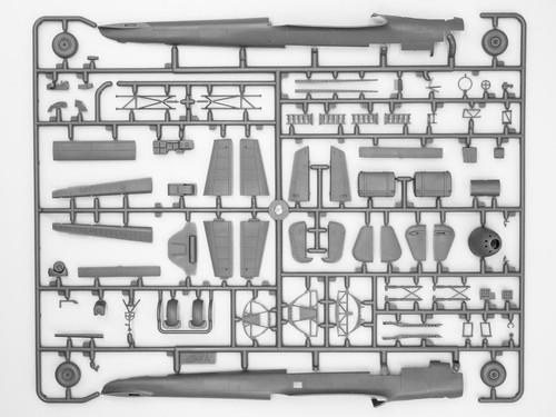 Kit de avión modelo plástico ICM 72308 escala 1:72 Do-17Z-2 Segunda Guerra Mundial bombardero finlandés - Imagen 6 de 24