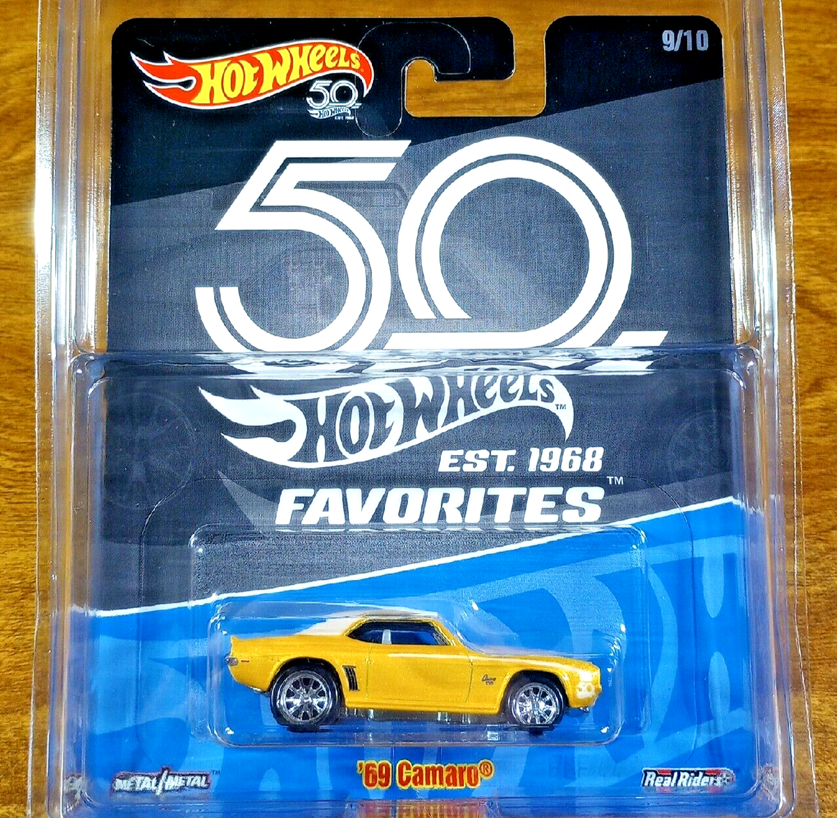 Hot Wheels 50th Ann Favorites '69 Camaro Yellow 2018 Est
