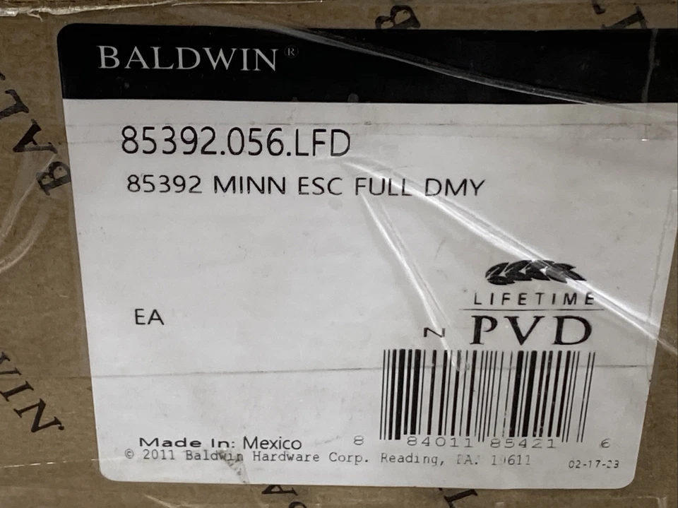 Alças completas Baldwin 85392.056.LFD Minnesota cetim níquel novas - Imagem 3 de 4