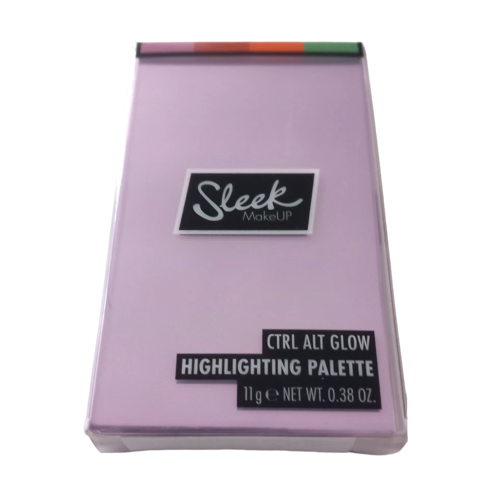 Sleek Highlighting Palette Ctrl Alt Glow Colour Vegan MakeUP - Image 3 of 4
