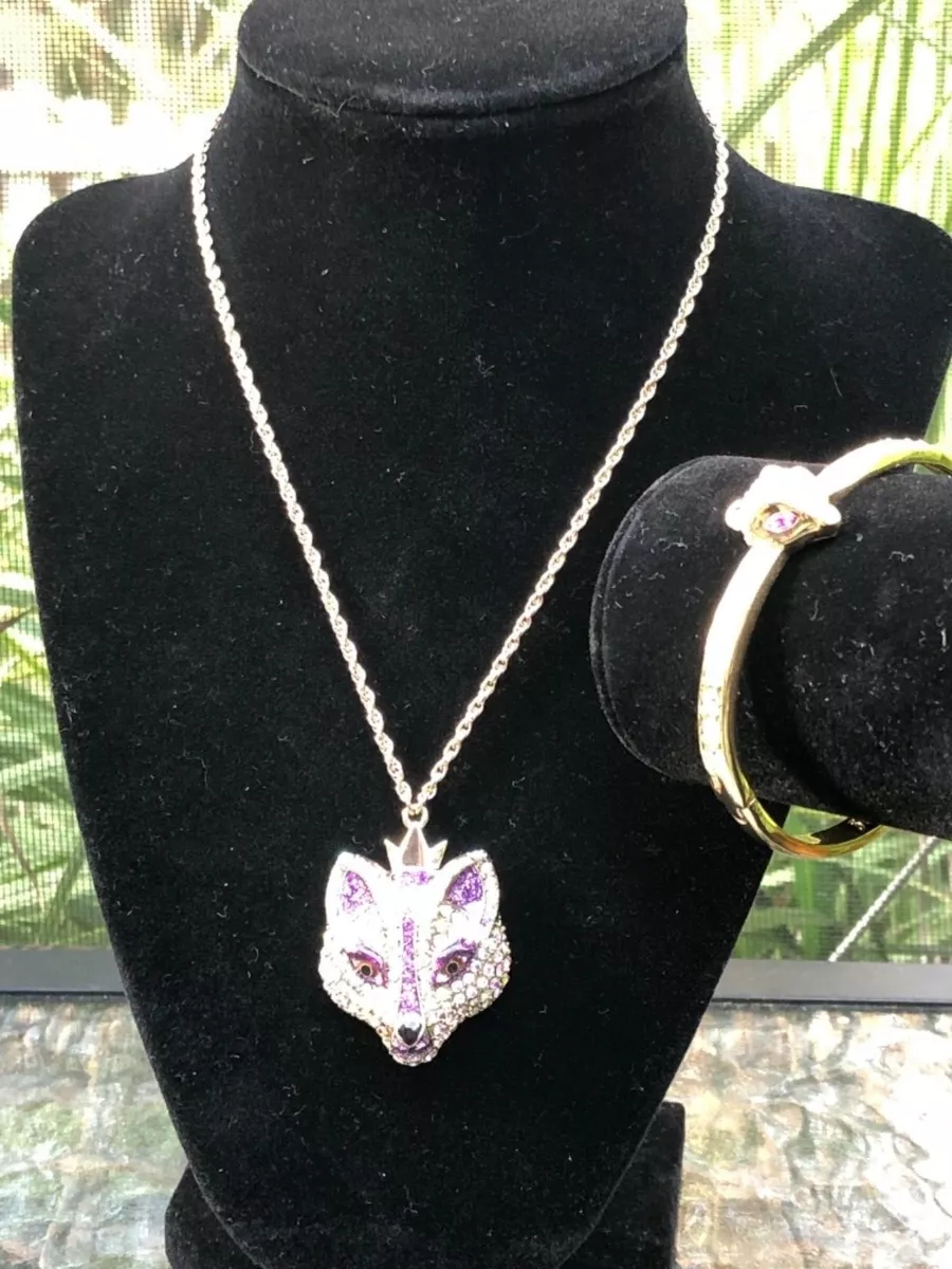 Betsey johnson shop fox necklace