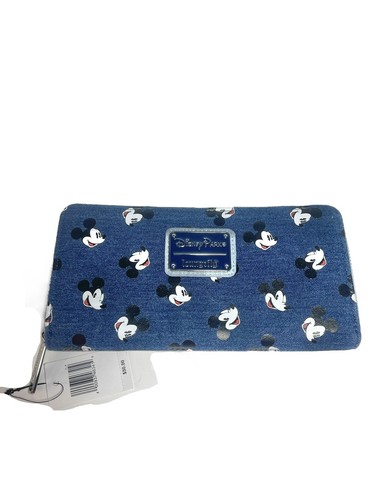 Mini Mochila y Cartera Loungefly Mickey Mouse CONJUNTO Disney Azul Denim NUEVO - Imagen 3 de 19
