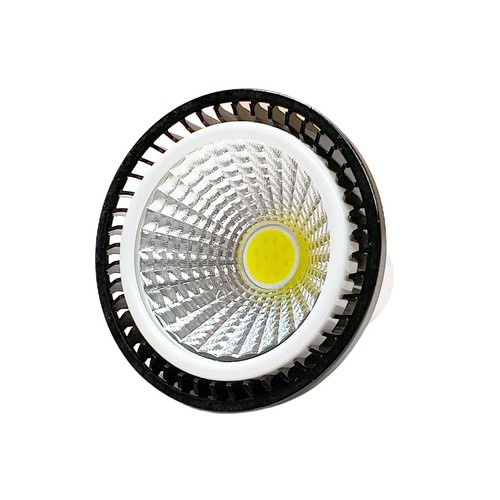 Dimmable 9W LED COB Spotlight Bulb GU10 MR16 E27 E14 220V 12V 24V Black Lamp RI - Picture 3 of 17