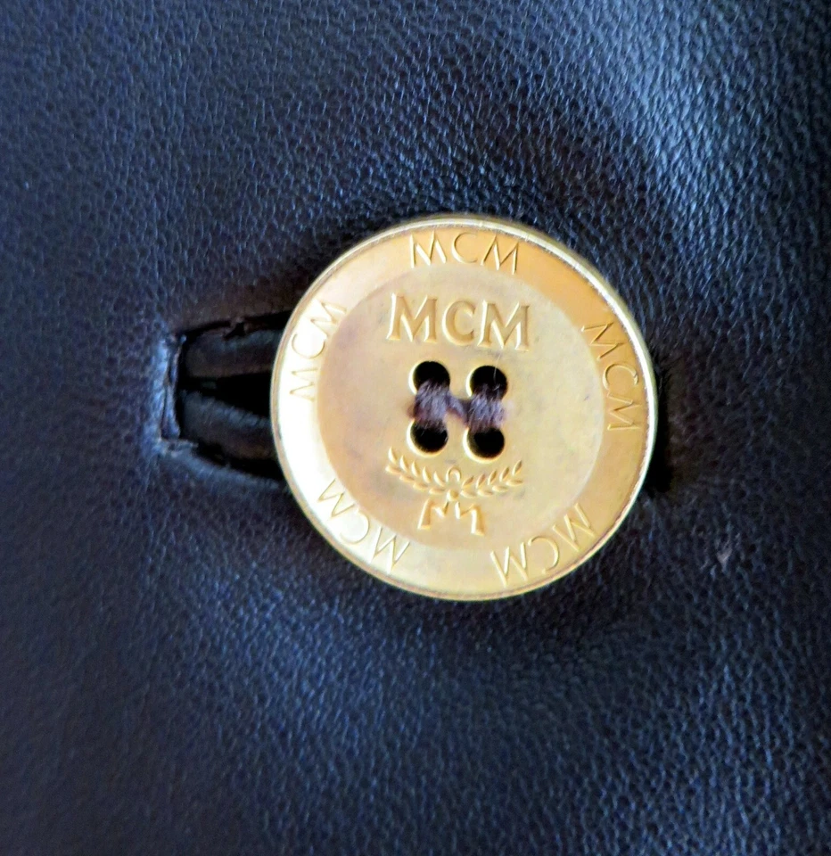 Original MCM Lederjacke - Vintage - Farbe: Braun - Gr. 40  - Bild 2 von 4