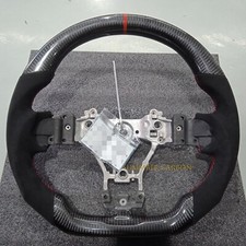 Customized Carbon Fiber Suede Steering Wheel Fits Subaru Sti Wrx 2015-2021 Customized Carbon Fiber Suede Steering Wheel Fits Subaru Sti Wrx 2015-2021