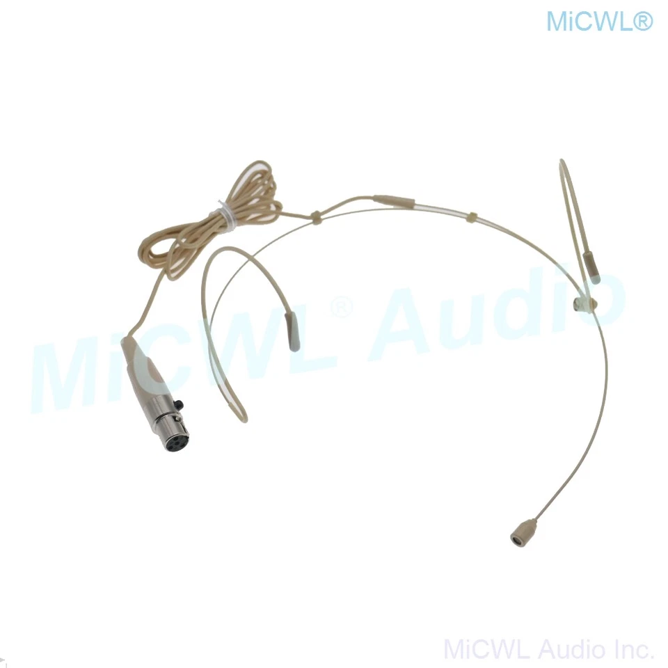 Beige Black Headset Microphone for Shure BLX SVX ULX SLX UR4D UR4S PGX QLX UR - Image 3 of 4