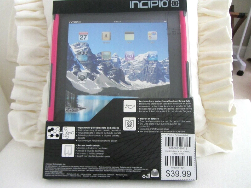 INCIPIO SILICRYLIC DUAL PROTECTION IPAD COVER WI/FI / WI/FI + 3G NIB - Image 3 of 3