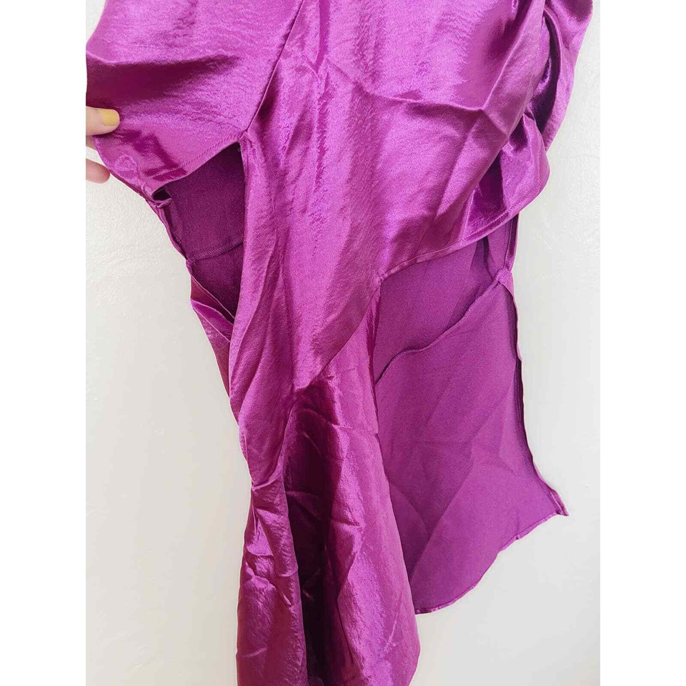 FOR LOVE & LEMONS NWT Bowie Cutout Metallic Dress Purple Size S eBay