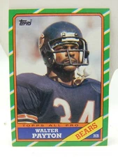 1986 Topps Football # 11 Walter Payton Bears