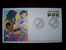 FDC FRANCE 2000_ENVELOPPE 1er JOUR NF_S.O.S. AMITIÉ 1960-2000. (3356).