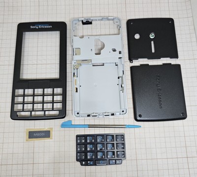 Sony Ericsson M600i Full Cover Granite Black + Tastatur QWERTZ Original NEU