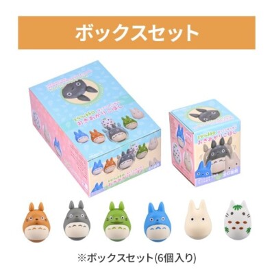 Studio Ghibli My Neighbor Totoro roly-poly toy Box set of 6 Height