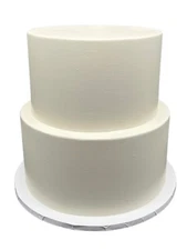2 Tier Fake Cake 12 Inches Tall - Add Wedding Cake Toppers & Cake Decorations