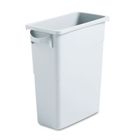 Rubbermaid Slim Jim Waste Container W/handles Rectangular Plastic 15.875gal on sale Rubbermaid Slim Jim Waste Container W/handles Rectangular Plastic 15.875gal on sale