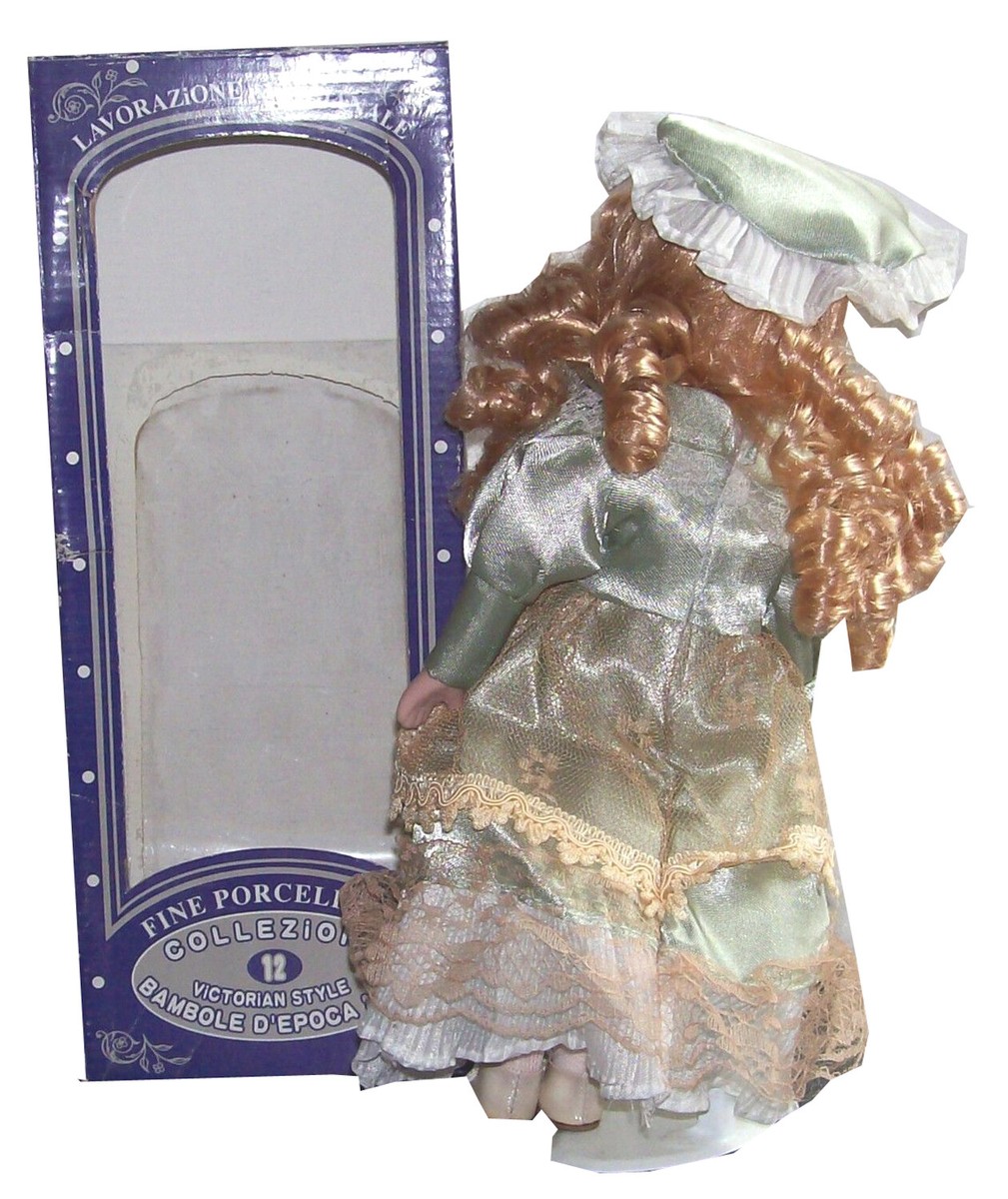 BAMBOLA IN PORCELLA VICTORIAN DA COLLEZIONE ARTIGIANALE