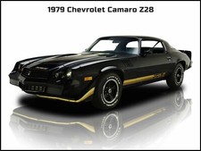 1979 Chevrolet Camaro Z28 New Metal Sign Beautiful Restoration