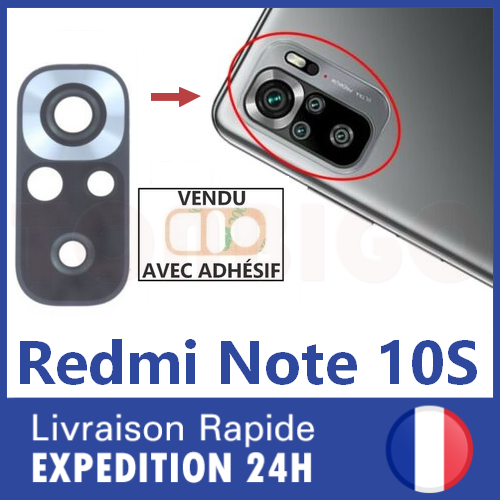 Verre De Protection Lentille Caméra Arrière Pour Xiaomi Redmi 10C - Pièce De Rechange Neuve