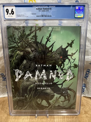 Batman Damned 3 CGC 9.6 White Pages (Classic Variant Cover) New Slab Graded