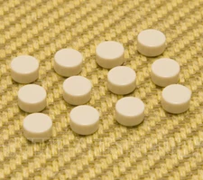 LT-TAN-12 Tan Dot Inlays Fret Markers for Guitar Fingerboard 6mm Diameter