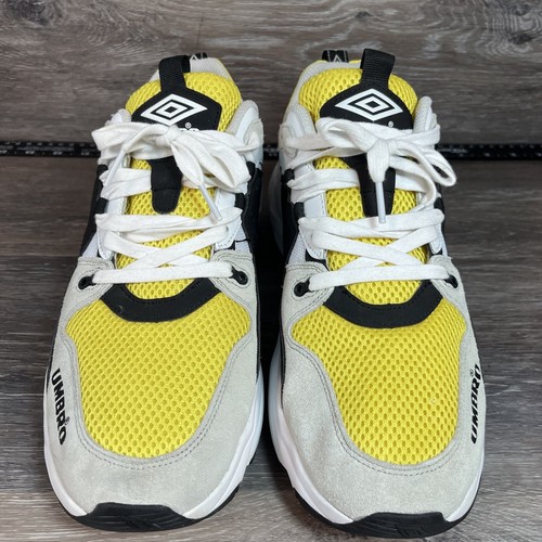 Umbro Men's Run M White/Blazing Yellow Running Shoes Sneakers 81586U-HUQ size 12 - Picture 8 of 17