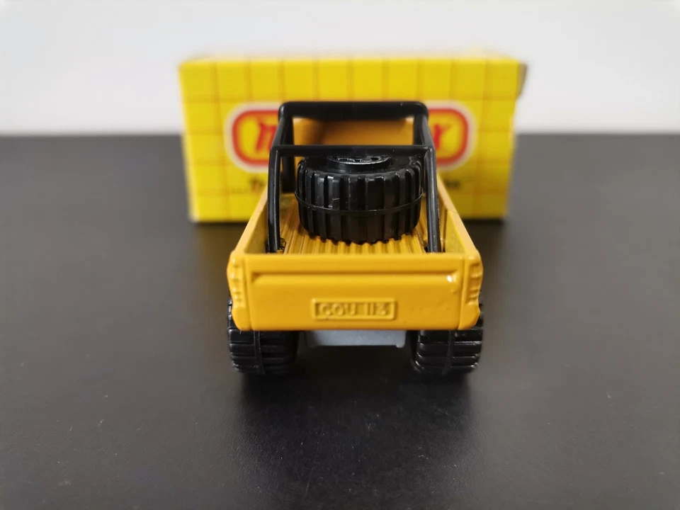 MATCHBOX MB 63 4X4 OPEN BACK TRUCK SILVER PAINTED BASE BOXED - Immagine 3 di 4