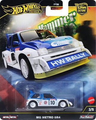 Hot Wheels Car Culture ''Hammer Drop'' MG Metro 6R4 1:64 Diecast Model Car