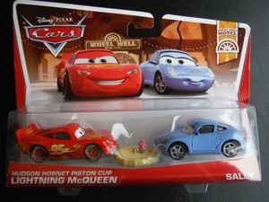 DISNEY PIXAR CARS HUDSON HORNET LIGHTNING MCQUEEN SALLY TABLE 2 PACK SAVE 6% GMC 746775187033 | eBay