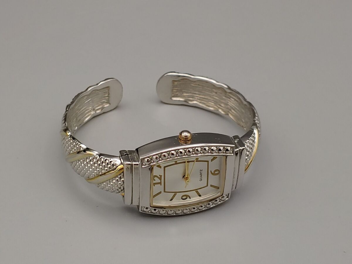 Vintage JC Penny Watch JCP1325 Quartz Watch Bangle Diamond