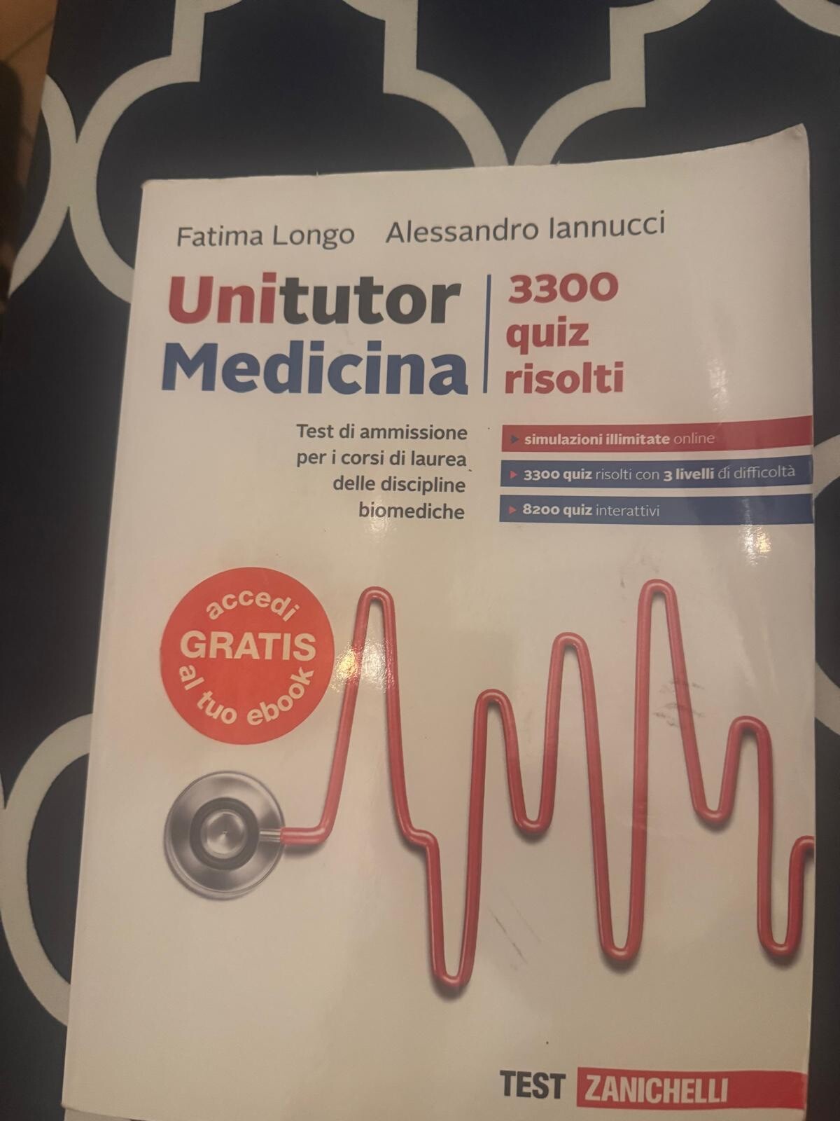 unitutor medicina 3300 quiz risolti ebook  Zanichelli