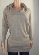 Winter Knit Cowl Neck Sweater Women  s Warm Top Cozy Long Sleeve FREE FAST SHIP