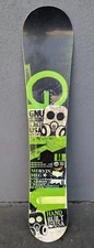 GNU Carbon Credit Snowboard 159 Hand Made In USA EUC