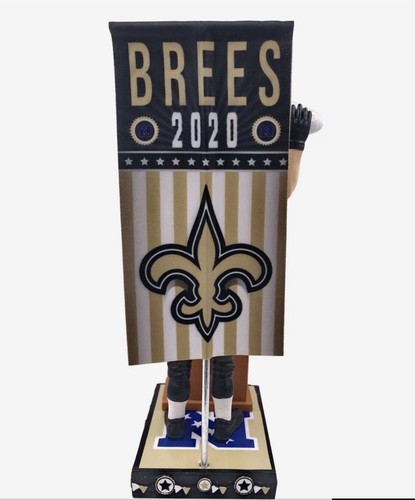 2020 NEW ORLEANS SAINTS DREW BREES BOBBLEHEAD SWING VOTE SERIES - Picture 6 of 8