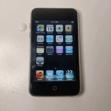 Apple iPod Touch 2nd Gen 8GB A1288 Black Unlocked And Working No Cracks
