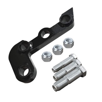 Single L-shaped bracket Part For Mini Excavator Three Holes Hydraulic Clip Thumb