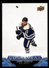 2023-24 Upper Deck Series 2 Hockey UD Canvas #C144 Johnny Gaudreau