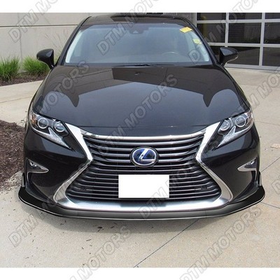 For 2016-2018 Lexus ES300H ES350 Painted Black Front Bumper Body Kit Spoiler Lip