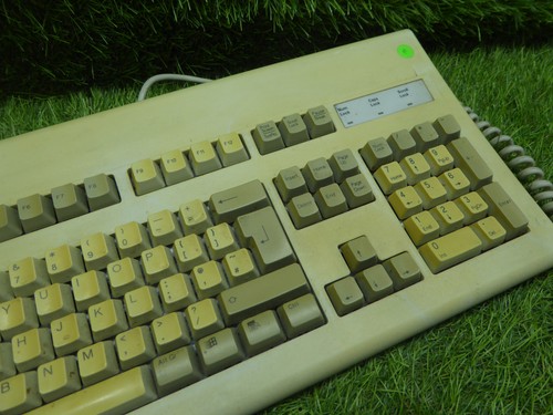 Dell "BigFoot" AT102W PS/2 Mechanical Keyboard GYUM92SK TESTED WORKING VINTAGE - Picture 3 of 5