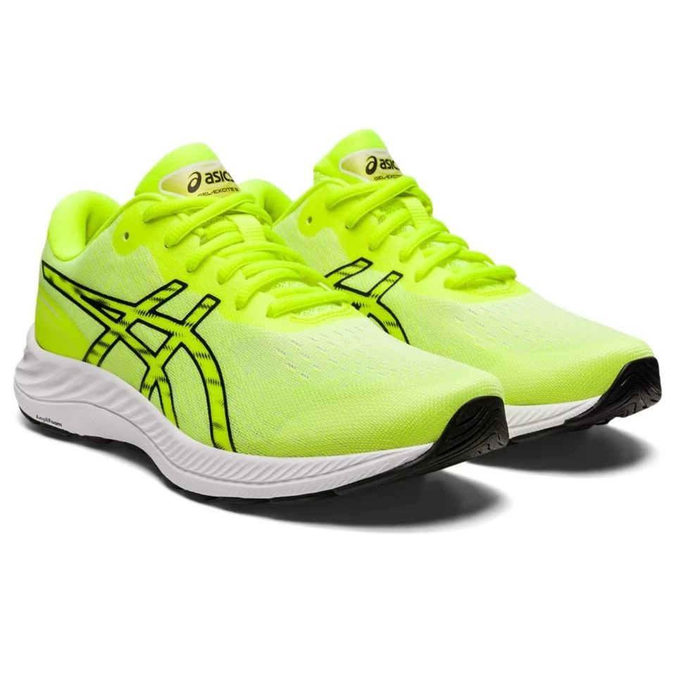 Zapatos para correr ASICS Gel-Excite 9 para mujer, 10,5 EE. UU., amarillo/negro de seguridad-COLOR RARO Foto 3 de 4