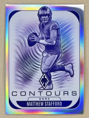 2025 Panini Phoenix Matthew Stafford CONTOURS Los Angeles Rams #19