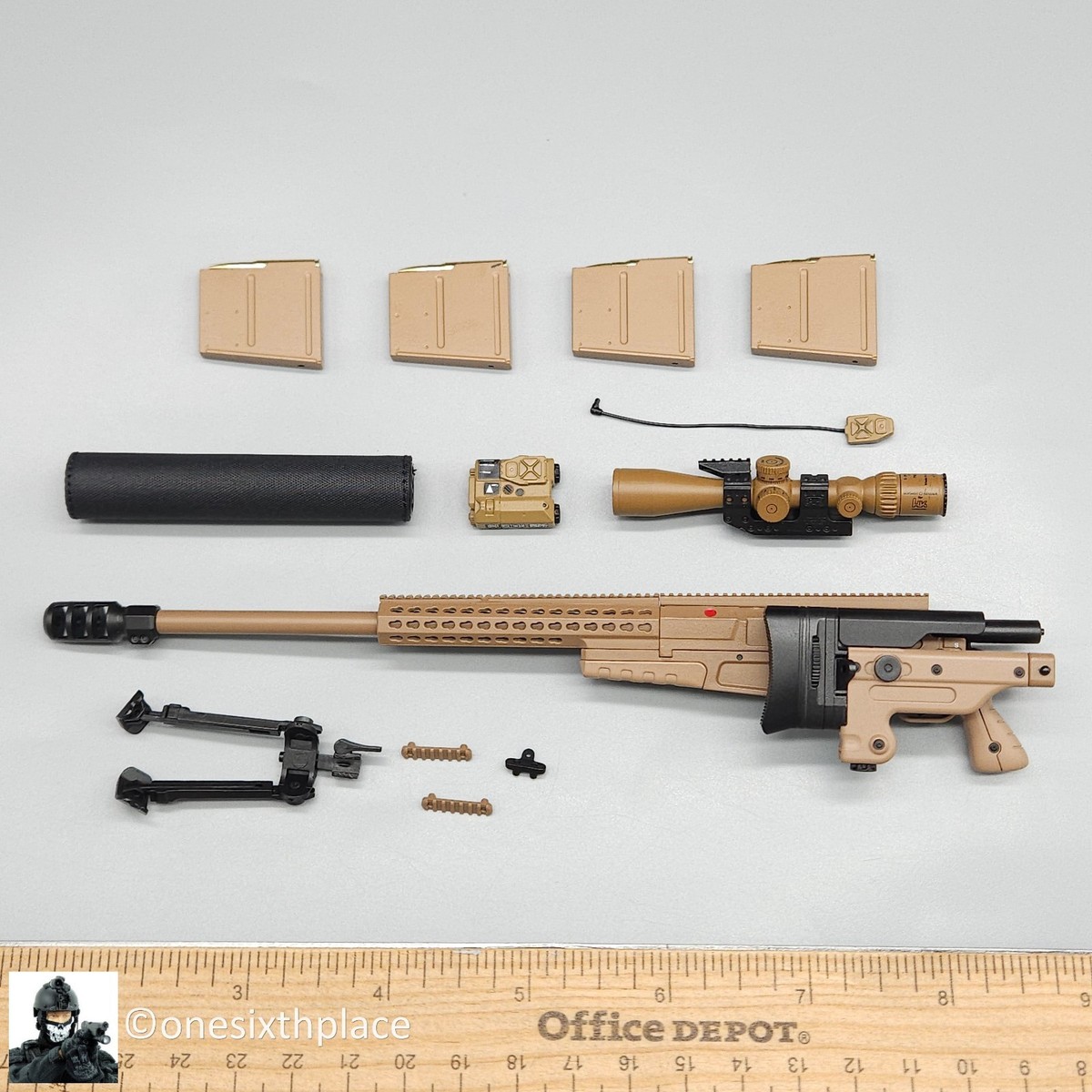 1:6 scale Easy & Simple Coalition Forces British SAS AX50 Sniper