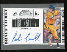 Corbin Carroll 2019 Contenders Auto Draft Picks Ticket #7
