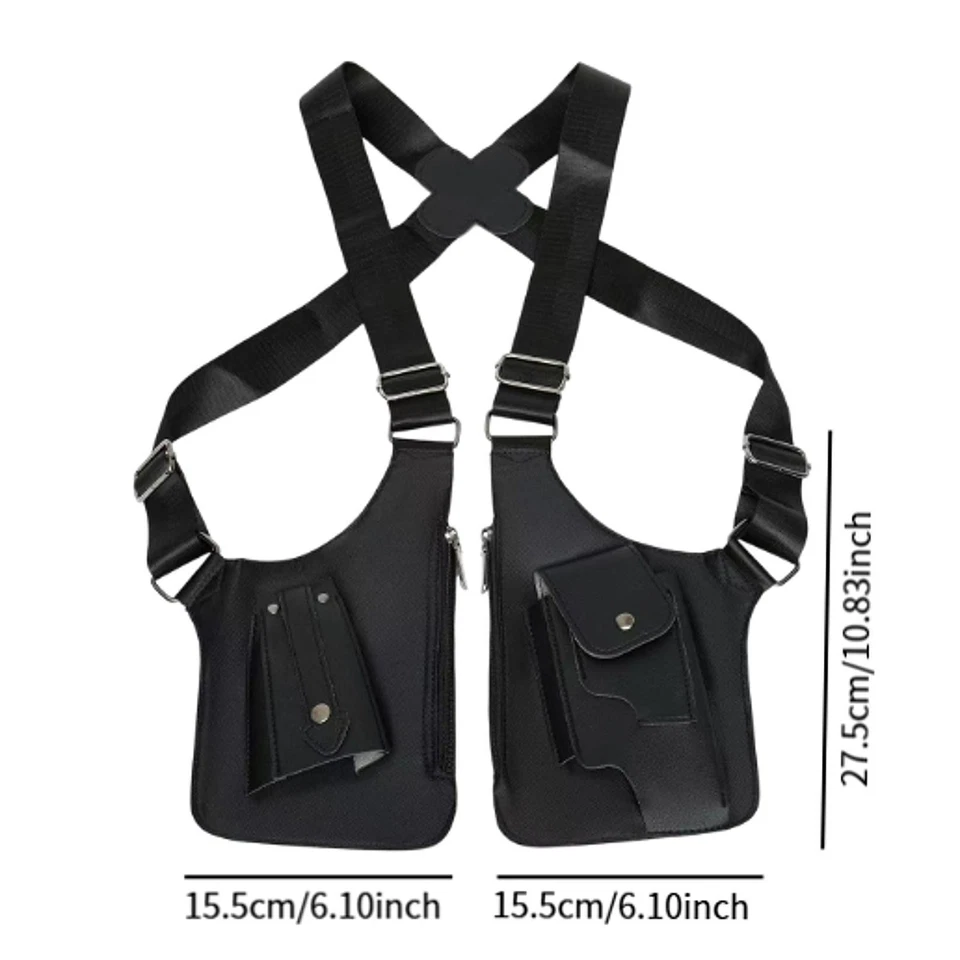 Bolso de Hombro para Axilas Steampunk Cartera Bolsillo para Hombres y Mujeres Fiestas de Disfraces Foto 3 de 4