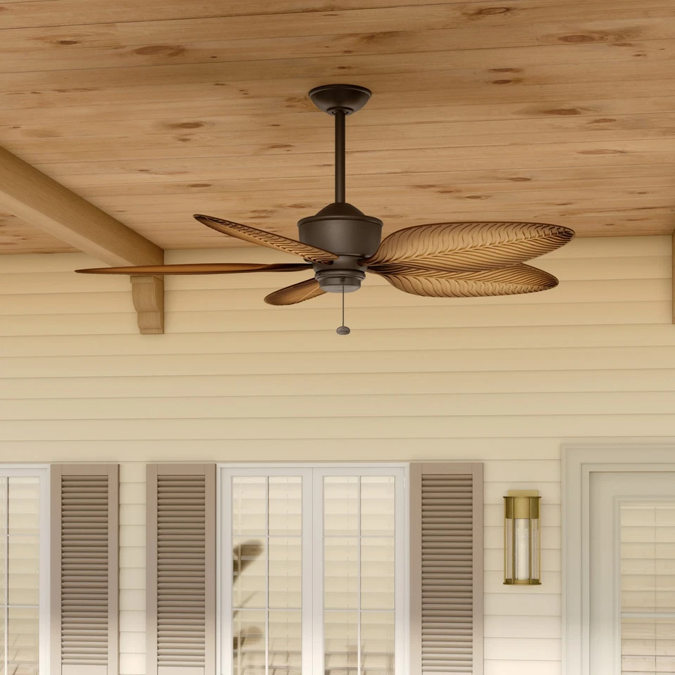 Kichler 310095 Nani 56" 5 Blade Indoor / Outdoor Ceiling Fan - Bronze - Image 2 of 4